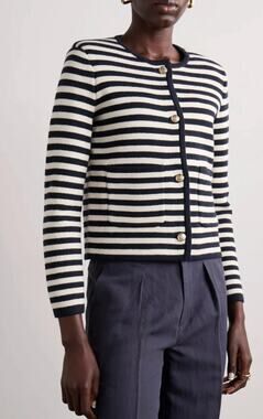Alex Mill Paris Striped Sweater Cardigan Jacket size XS